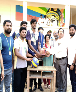 Inter University Volly Ball Tournament Winning Team